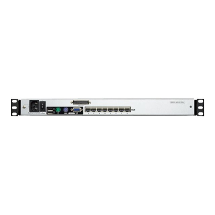 Aten | 16 prievadų Cat 5 dviejų bėgelių 19" LCD KVM komutatorius su Daisy Chain prievadu | KL1516AN-AXA-AG | 1 x USB A tipo lizdas
