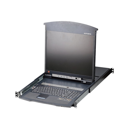Aten | 16 prievadų Cat 5 dviejų bėgelių 19" LCD KVM komutatorius su Daisy Chain prievadu | KL1516AN-AXA-AG | 1 x USB A tipo lizdas
