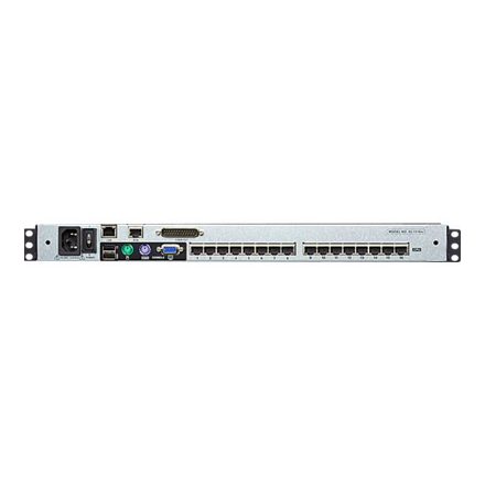 ATEN KL1516AIN-AXA-AG ALTUSEN KVM 16 prievadų didelio tankio dviejų bėgių LCD19 + klaviatūra + dėklas, 191U