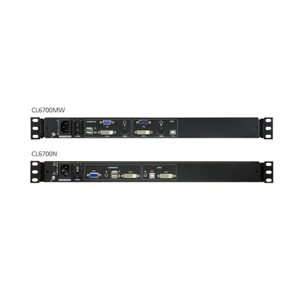 ATEN CL6700MW-ATA-AG ATEN KVM Console LCD 17,3 + klaviatūra + jutiklinė dalis 19 1U (USB / DVI / VGA / HDMI)
