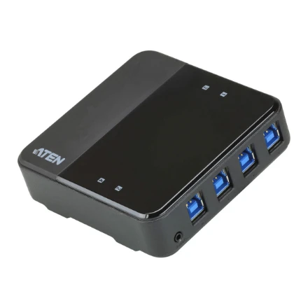 Aten | 4x4 USB 3.1 Gen1 periferinių įrenginių bendrinimo komutatorius | US3344