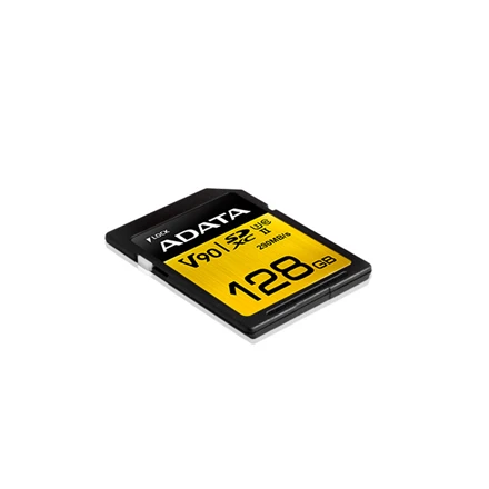 Atminties kortelė ADATA 128GB Premier ONE SDXC UHS-II U3 Class 10, R/W iki 290/260 MB/s