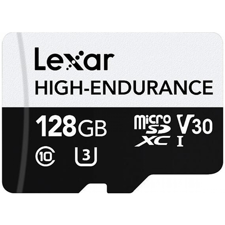 Lexar | Flash atminties kortelė | Didelės talpos | 128 GB | Micro SDHC | Flash atminties klasė UHS-I
