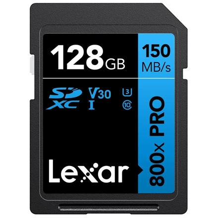 Lexar 128GB SDXC Professional 800x PRO kortelė