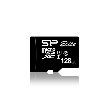 SILIKONIO MAITINIMO KOMPIUTERIS & COMMUNICAT SILICONPOW SP128GBSTXBU1V10SP Silicon Power atminties kortelė Micro SDXC 128GB Class 10 Elite UHS-1 +Adapteriai