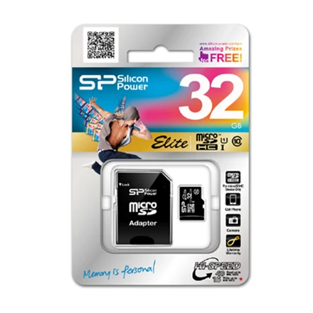 Atminties kortelė Silicon Power | Elite UHS-I | 16 GB | Micro SDHC | Flash atminties klasė 10 | SD adapter