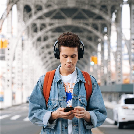 Belaidės triukšmą slopinančios ausinės Audio-Technica ATH-ANC500BT QuietPoint® Wireless Active Noise-Cancelling Headphones