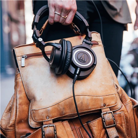 Profesionalios Monitorinės ausinės Audio-Technica ATH-M50X, juodos