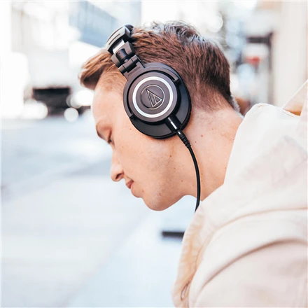 Profesionalios Monitorinės ausinės Audio-Technica ATH-M50X, juodos