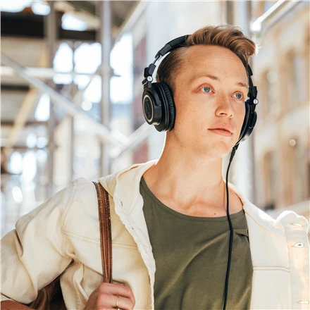 Profesionalios Monitorinės ausinės Audio-Technica ATH-M50X, juodos