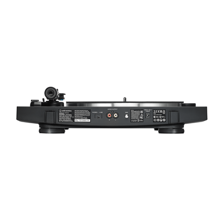 Automatinės diržinės pavaros patefonas Audio Technica AT-LP3XBTBK, juodas