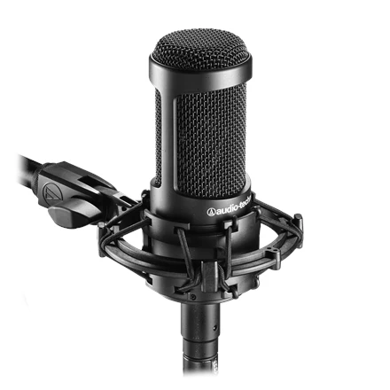 Audio Technica kondensatorinis mikrofonas AT2035, juodas