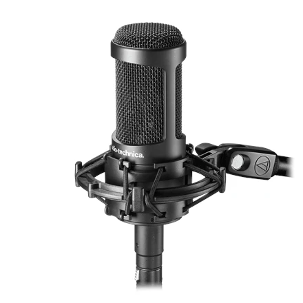Audio Technica kondensatorinis mikrofonas AT2035, juodas