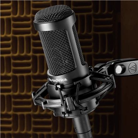 Audio Technica kondensatorinis mikrofonas AT2035, juodas