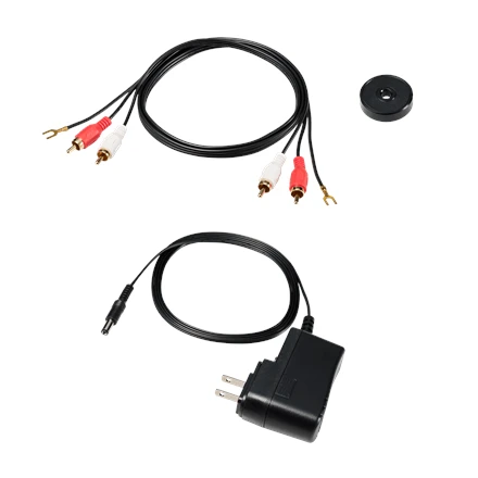 Audio Technica rankinis patefonas su diržu, RCA, medinis pagrindas AT-LPW50BT