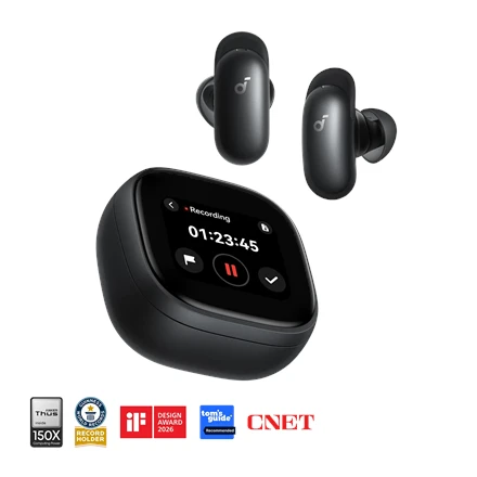 Ausinės Anker Soundcore Belaidės Earbuds | Liberty 5 Pro Max | Bluetooth | In-Ear | Mikrofonas | Juodas | Noise canceling | Noise reduction
