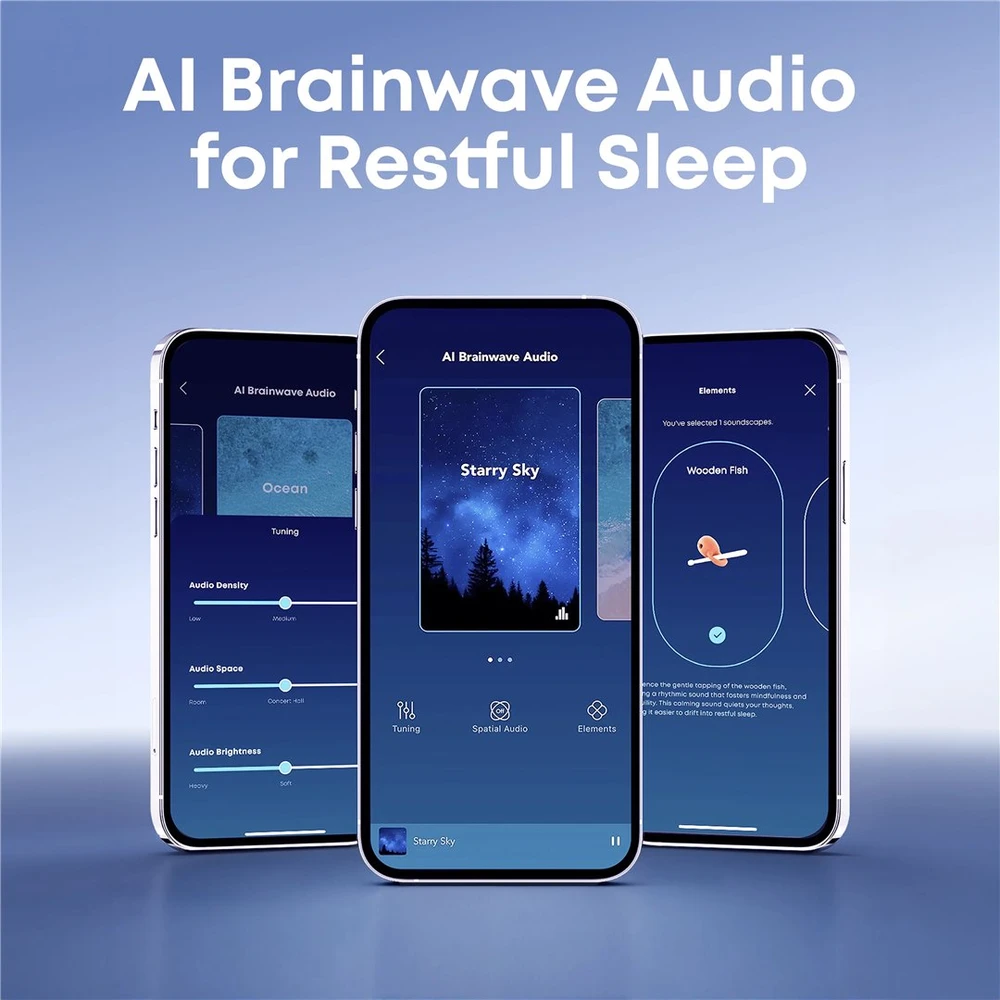 Ausinės Anker Soundcore Sleep A30, baltos
