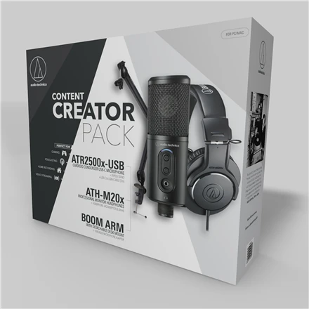 Audio-Technica rinkinio CREATOR PACK pakuotė