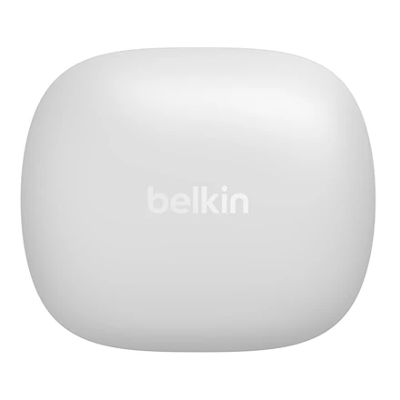 Ausinės Belkin True Earbuds SOUNDFORM RISE Su mikrofonu, į ausis įkišamos, Mikrofonas, Belaidės, Baltas