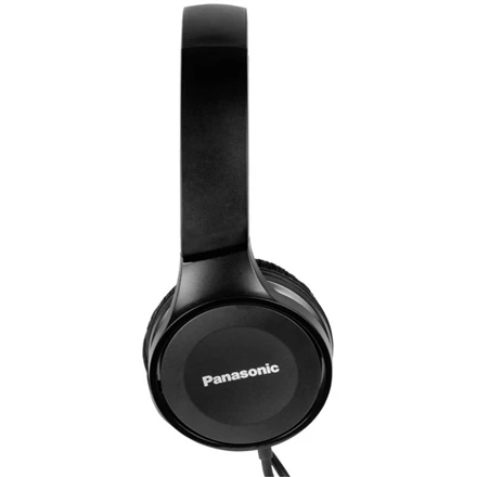 Stereofoninės ausinės su mikrofonu Panasonic RP-HF100ME-K, Juodos