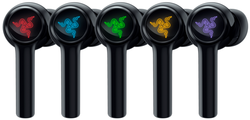 Ausinės Razer Hammerhead True Wireless Earbuds 2021, Chroma RGB, Juodos