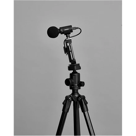 Shure Motiv MV88+DIG mikrofonas, juodas