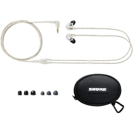 Shure SE215-K-EFS ausinės, juodos spalvos