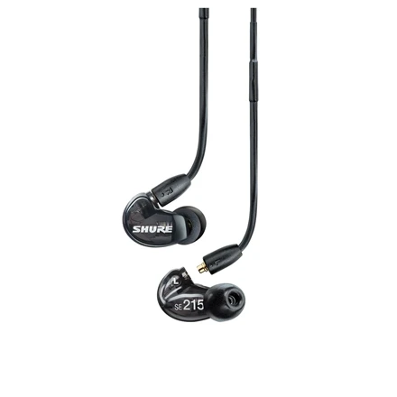 Shure SE215-K-EFS ausinės, juodos spalvos