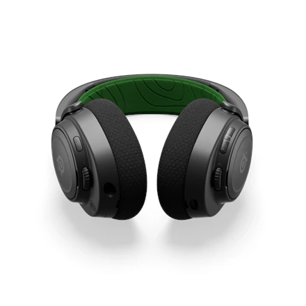 SteelSeries Arctis Nova 7X ausinės su žaliu lankeliu