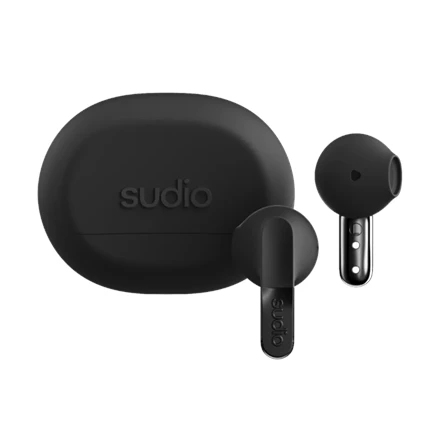 Ausinės Sudio Earbuds | N3 | Bluetooth | On-ear | Mikrofonas | Onyx Juodas | Belaidės