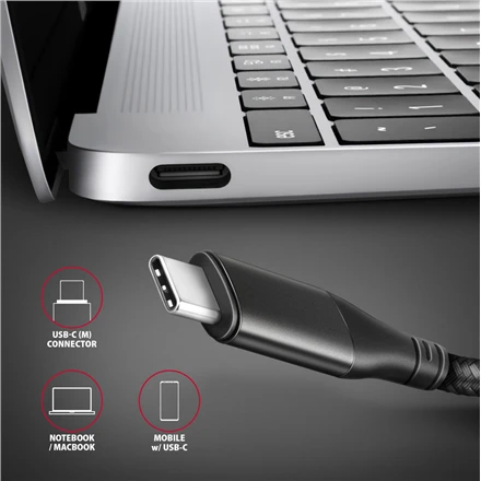 AXAGON | Aktyvus keitiklis | USB-C į HDMI | 0,25 m