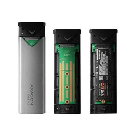 Dėklas SSD diskui Axagon USB-C 3.2 M.2 NVMe