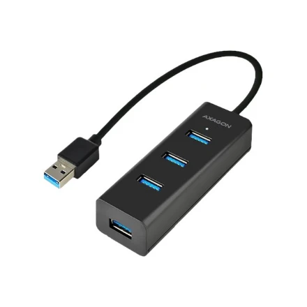 AXAGON HUE-S2B 4x USB3.0 įkrovimo šakotuvas, MicroUSB įkrovimo jungtis