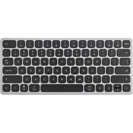 „Axagon HMC-KB-CRL USB-C 5Gbps“ klaviatūra, 9in1 šakotuvas – rusų k. HDMI, PD ir 3 USB-A jungtys. USB-C laidas, 60 cm.
