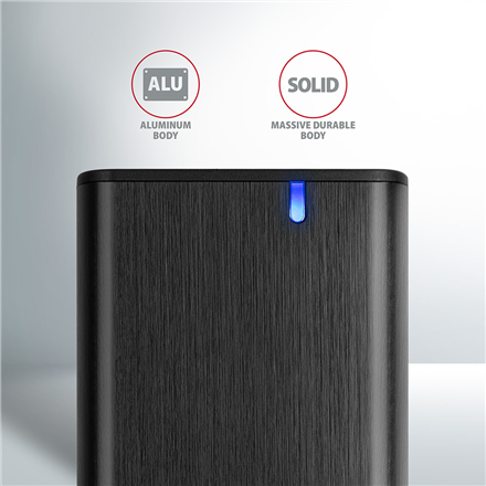 Kietasis diskas AXAGON išorinė USB-C 3.2 Gen 2 metalinė dėžutė M.2 SATA SSD diskams | EEM2-SBC