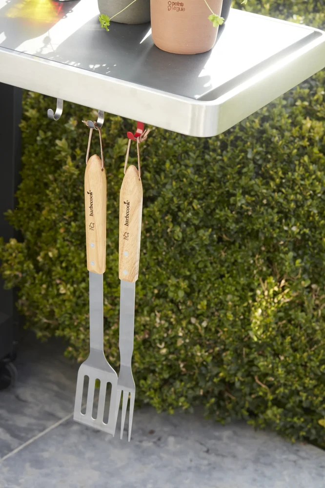 Barbecook 3 dalių BBQ įrankių rinkinys FSC, 47 cm