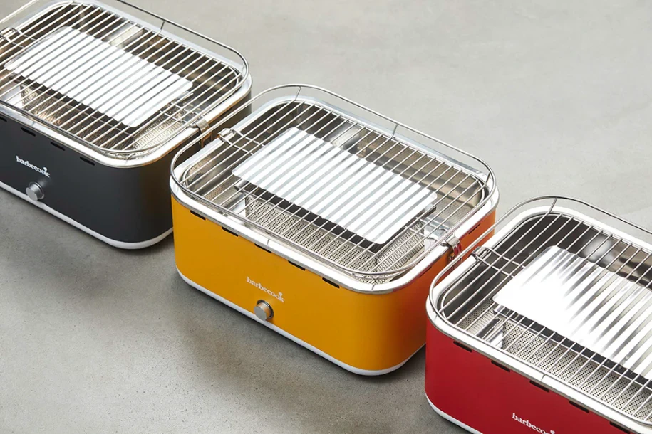 Anglinė lauko kepsninė Barbecook Carlo Yellow Sunshine, 44 x 33 x 21 cm | BC-CHA-1016 | Geltona