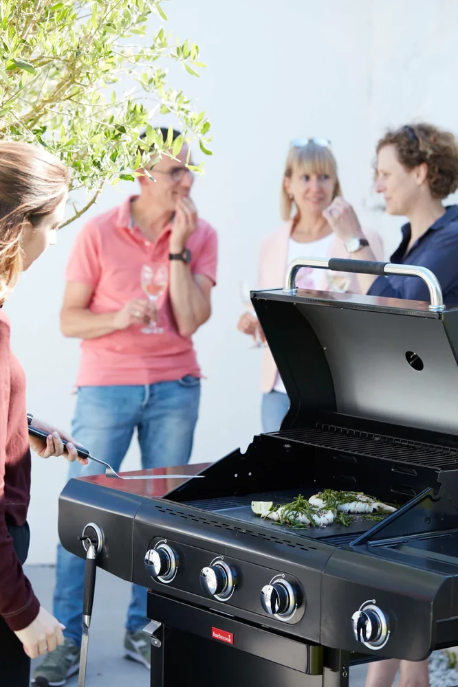 Dujinė lauko kepsninė Barbecook Siesta 310 Graphite, 124 x 56 x 118 cm | BC-GAS-2072