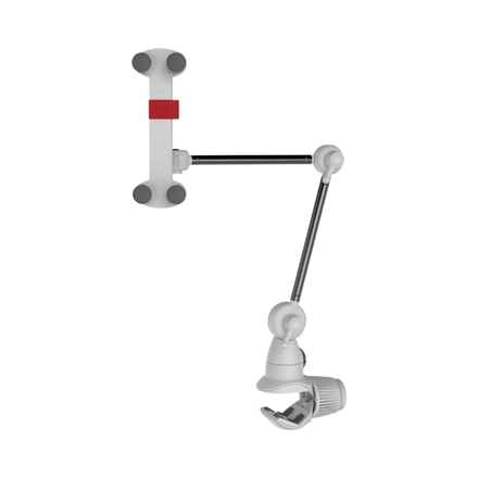 Laikiklis Barkan Portable, Foldable-Arm, Multi-Position Išmanusis telefonas & Planšetė Mount T580 Other, Full motion, 4-12 ", Baltas