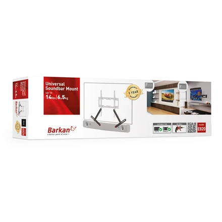 Laikiklis Barkan Soundbar Mount E820 Juodas