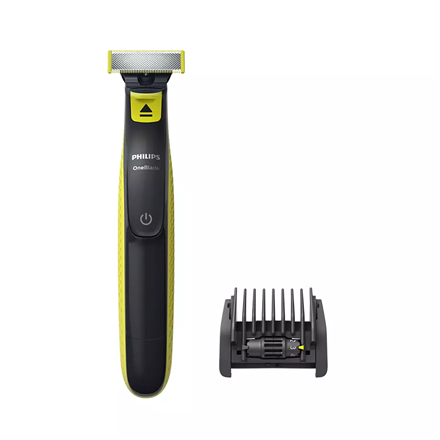 Barzdaskutė Philips OneBlade Shaver/Trimmer, Face QP2721/20 Operating time (max) 45 min, Wet & Dry, NiMH, Juodas/Geltona