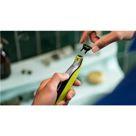 Philips | OneBlade Replacement blade | QP410/50 | Juodas/Žalias