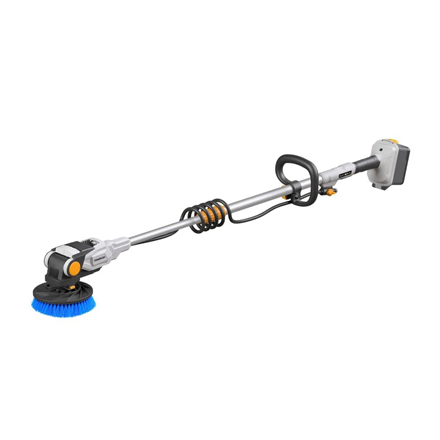 Akumuliatorinis bešepetėlis teleskopinis valymo šepetys Batavia Twin Brush 18V, be akum. ir įkroviklio