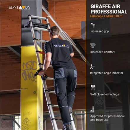 Teleskopinės kopėčios Batavia Giraffe PRO 3,81 m