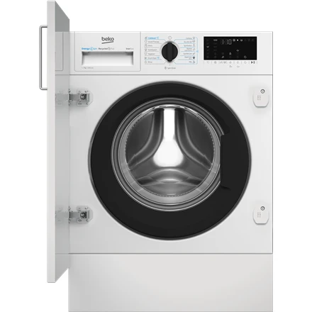 BEKO | Skalbimo mašina | B3WBT671415W | Energy efficiency class A | Front loading | Skalbimo talpa 7kg | 1200 RPM | Gylis 55 cm | Plotis 60 cm | Digital | Steam function