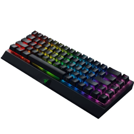 Belaidė 65% Klaviatūra Razer BlackWidow V3 Mini HyperSpeed su Razer Chroma RGB, Green Switch, US išdėstymas