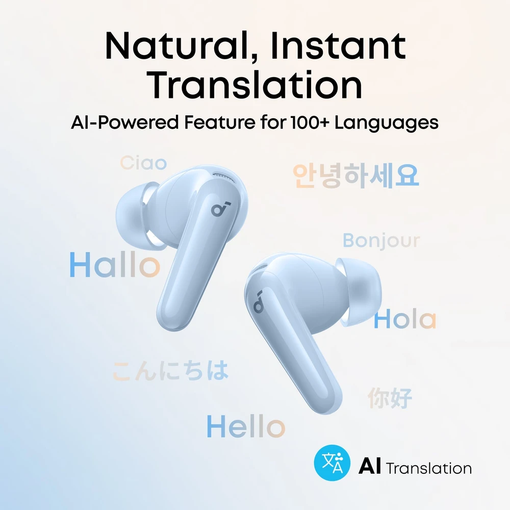 Belaidės ausinės Anker Soundcore P31i (R60i NC), TWS, ANC, mėlynos spalvos