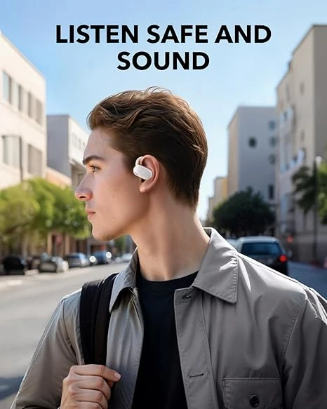 Belaidės ausinės Anker Soundcore V20i, baltos spalvos