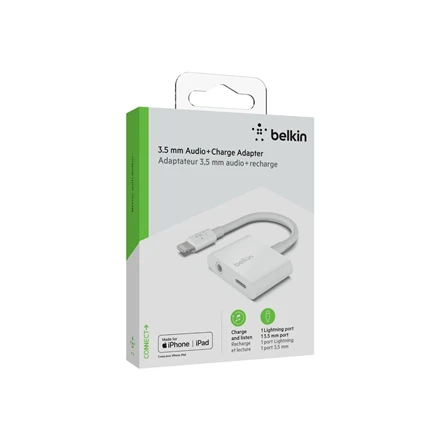 BELKIN 3,5 mm GARSO IR ŽAIBO ĮKrovimas