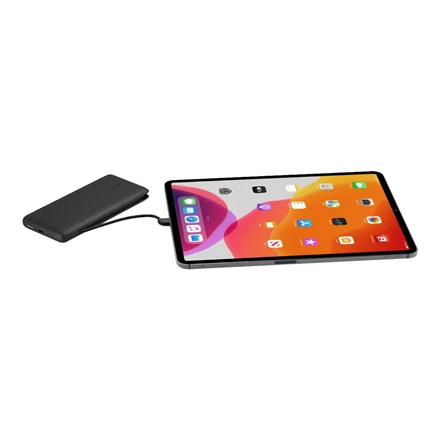 Belkinas | BOOST CHARGE Plus Power Bank | 10000 mAh | Integruoti LTG ir USB-C laidai | Juodas